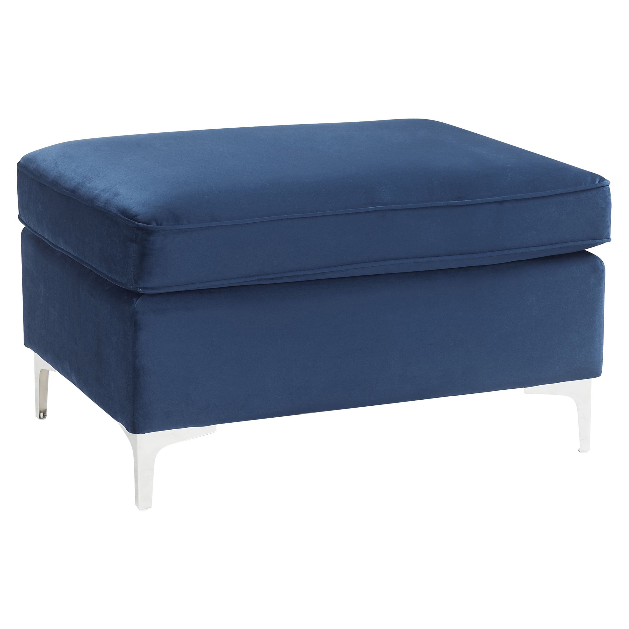 Picture of Acme Furniture 57345 36 x 27 x 20 in. Jaszira Ottoman, Blue Velvet