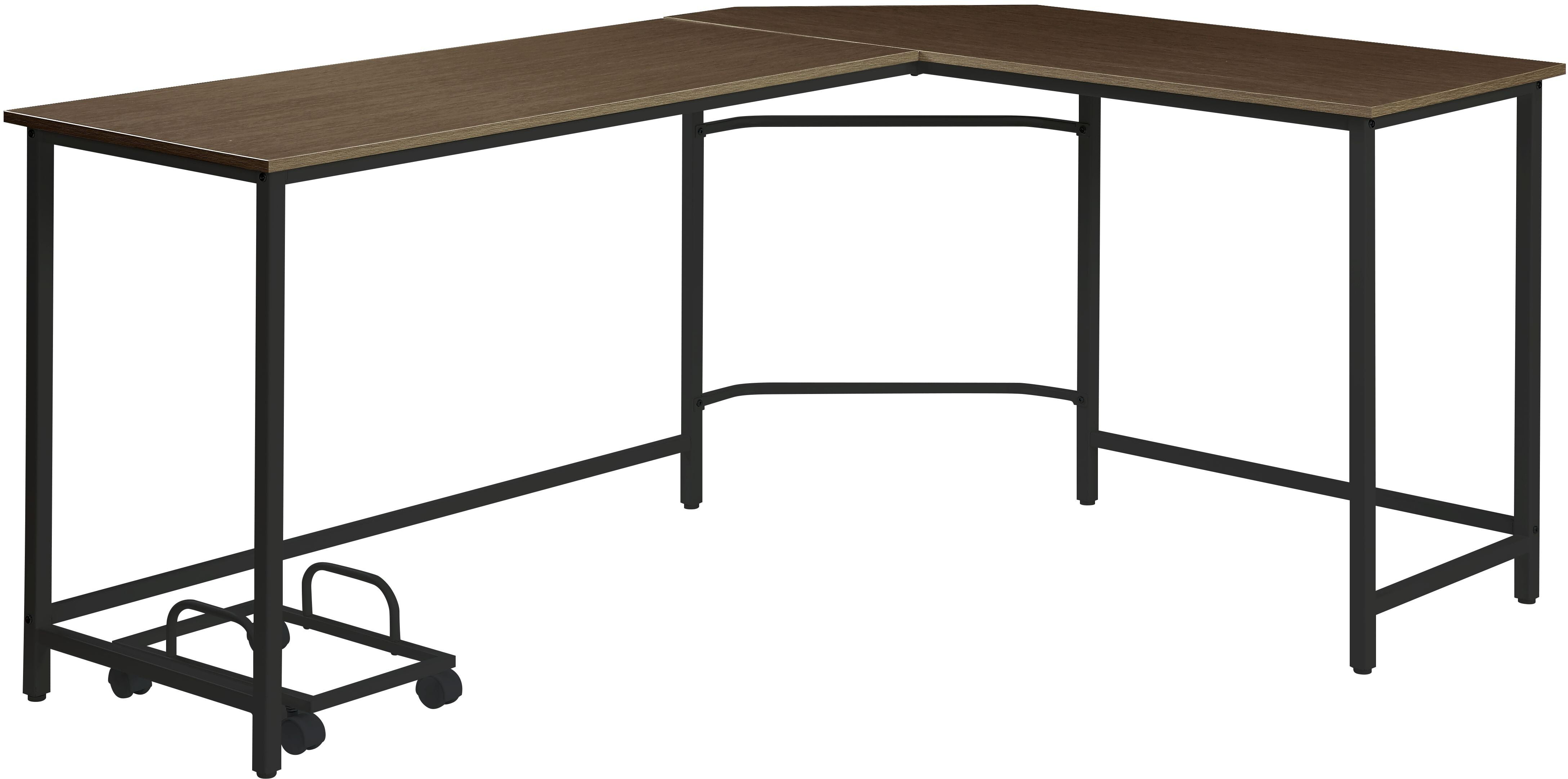 Picture of Acme Furniture OF00042 66 x 47 x 30 in. Bambina Computer Desk&#44; Black