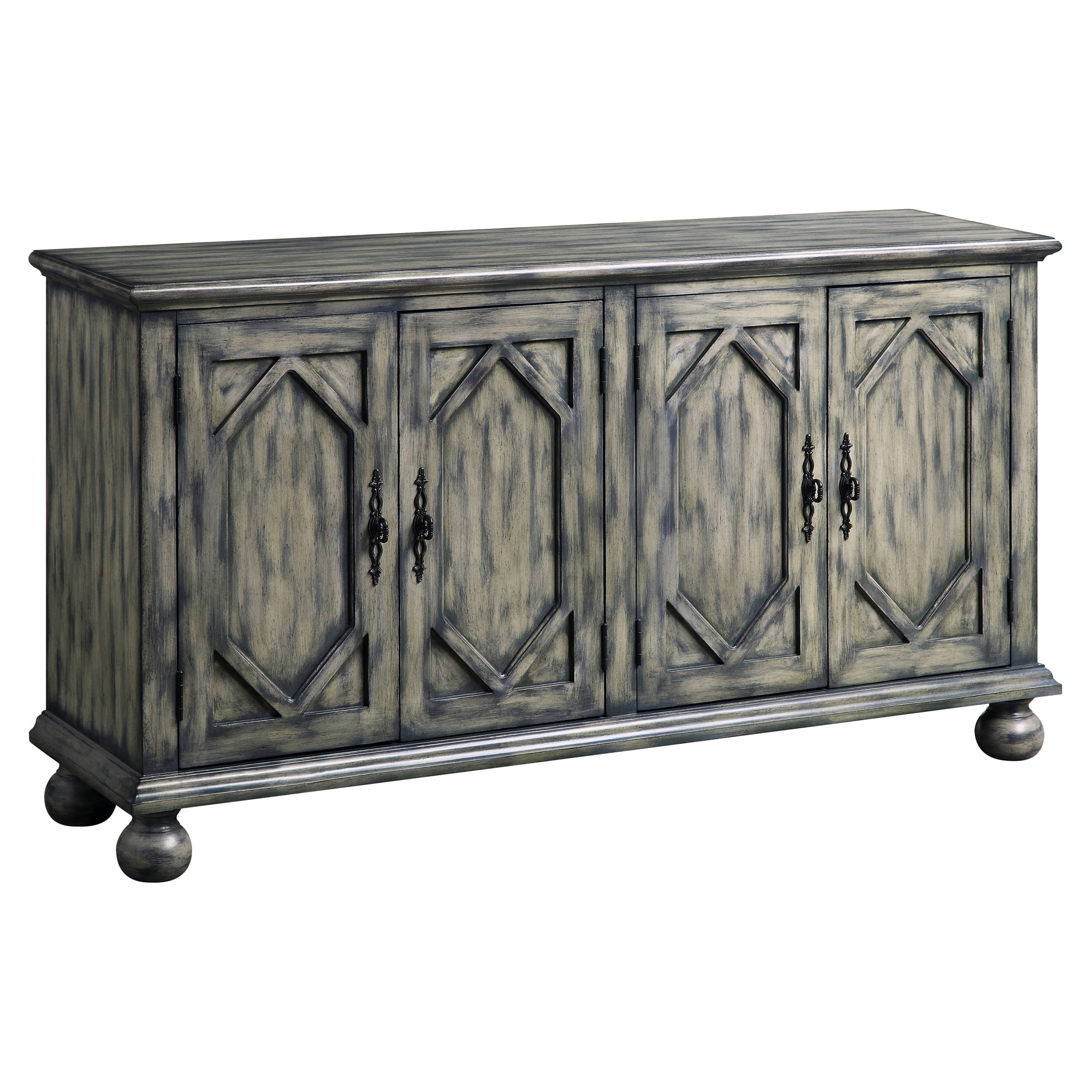 Picture of Acme Furniture AC00199 60 x 15 x 32 in. Pavan Console Table, Rustic Gray