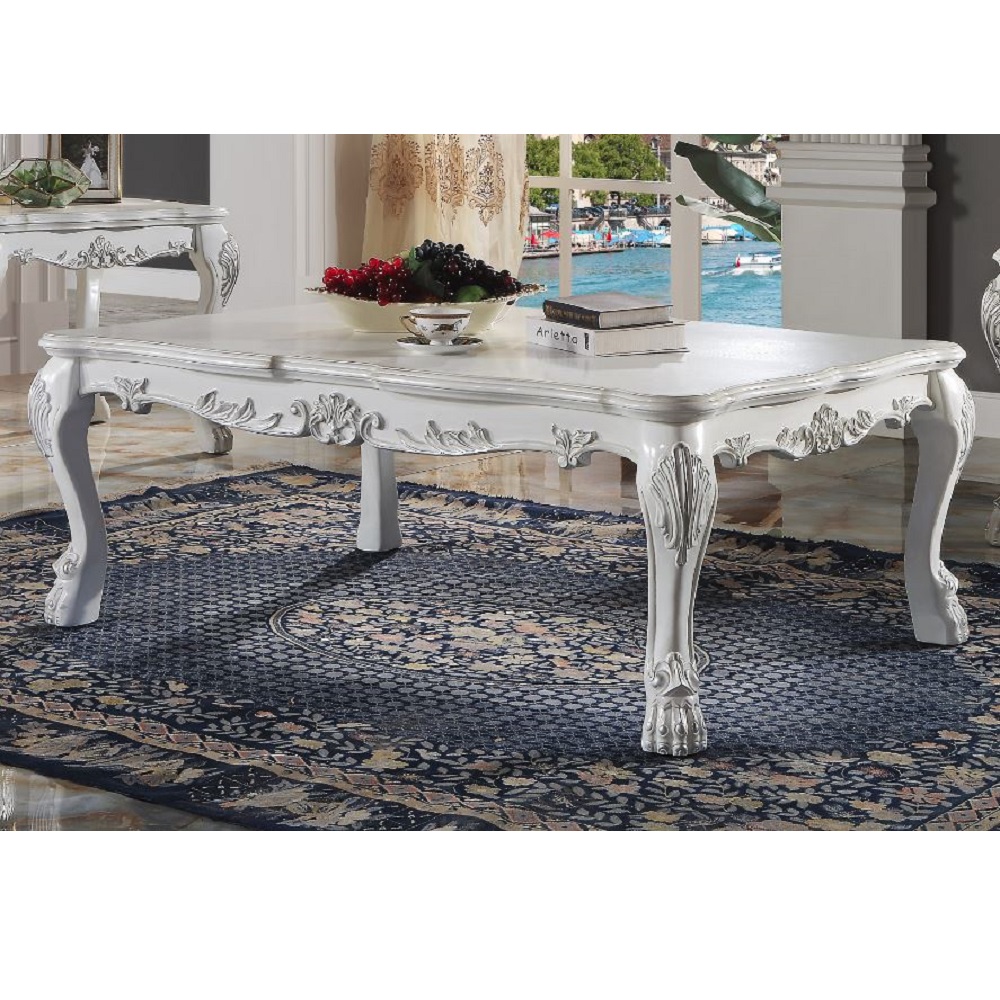 Picture of Acme Furniture LV01691 20.3 x 36 x 54 in. Dresden Coffee Table&#44; Antique White