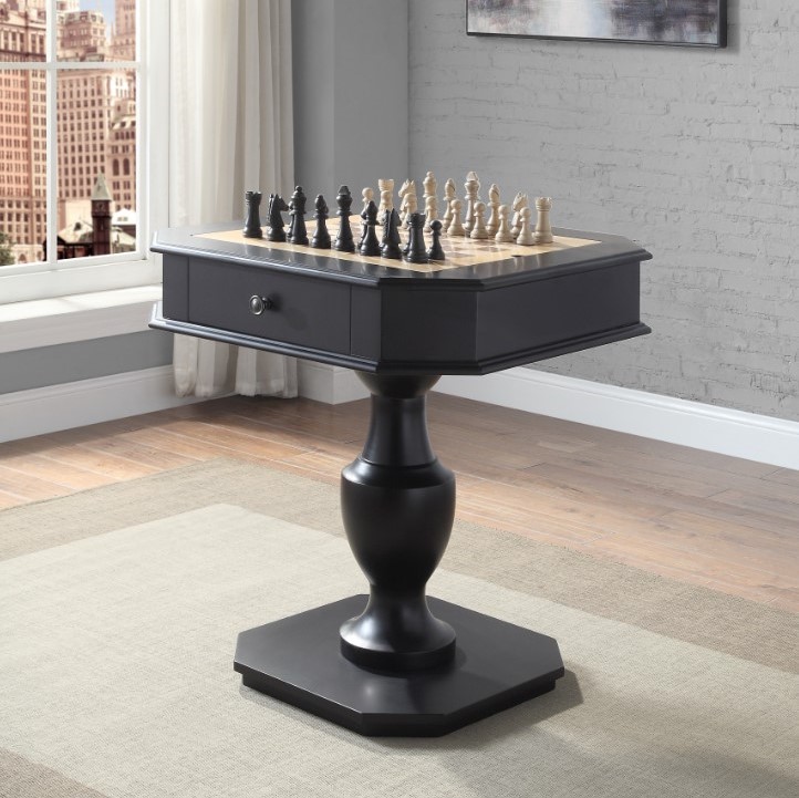 Picture of Acme Furniture AC00861 Galini Game Table&#44; Black Finish