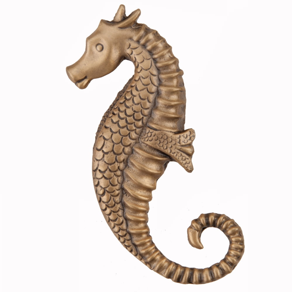 Picture of Acorn Manufacturing DPEGP Artisan Collection DPEGP Seahorse Knob&#44; Museum Gold