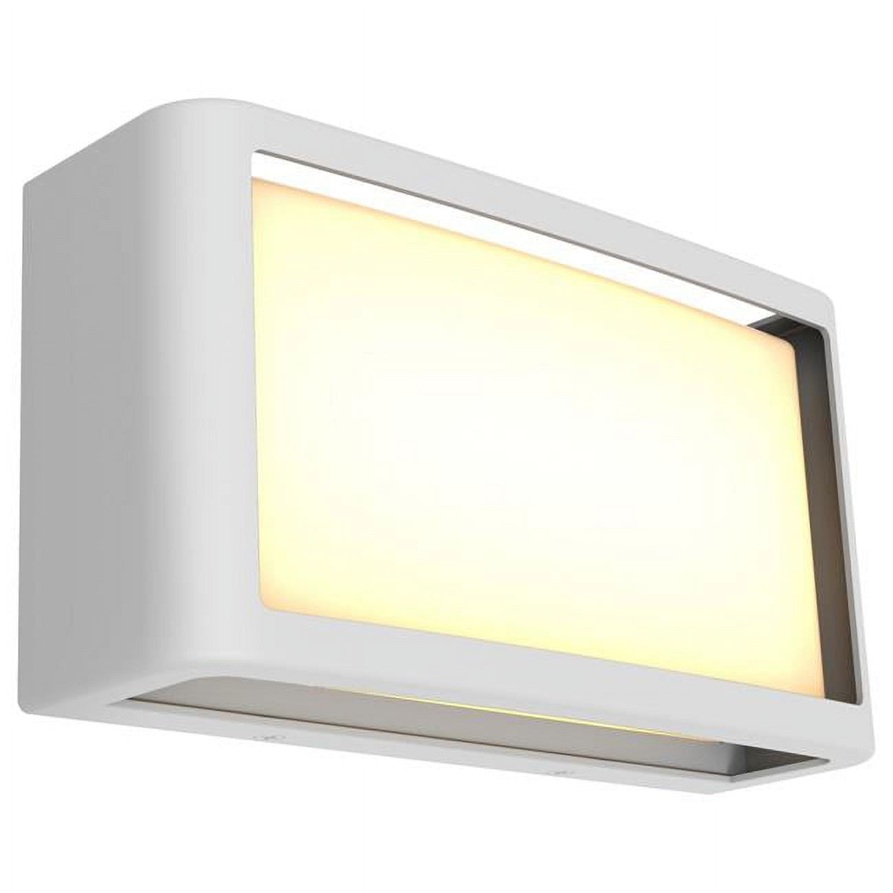 Picture of Access Lighting 20023LEDDMG-WH-ACR 9 in. Malibu Outdoor LED Light Wall Mount, White