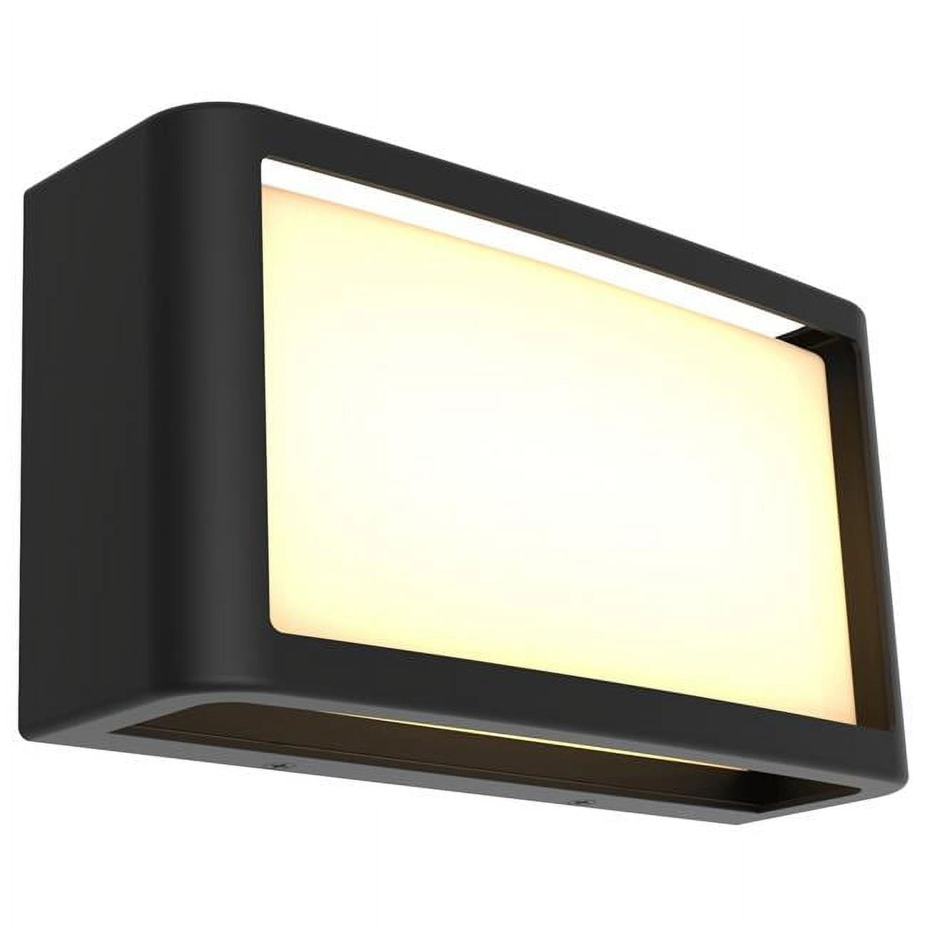 Picture of Access Lighting 20023LEDDMG-BL-ACR 9 in. Malibu Outdoor LED Light Wall Mount, Black
