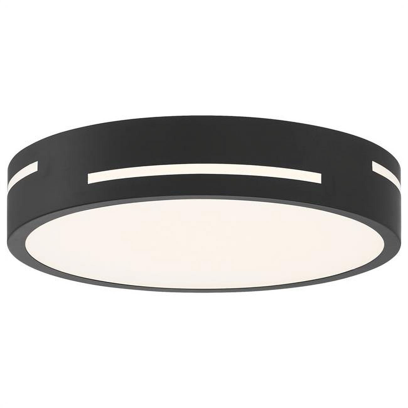 Picture of Access Lighting 49945LEDD-MBL-ACR 15 in. Harmony LED Flush Mount Ceiling Light&#44; Matte Black with Acrylic Lens