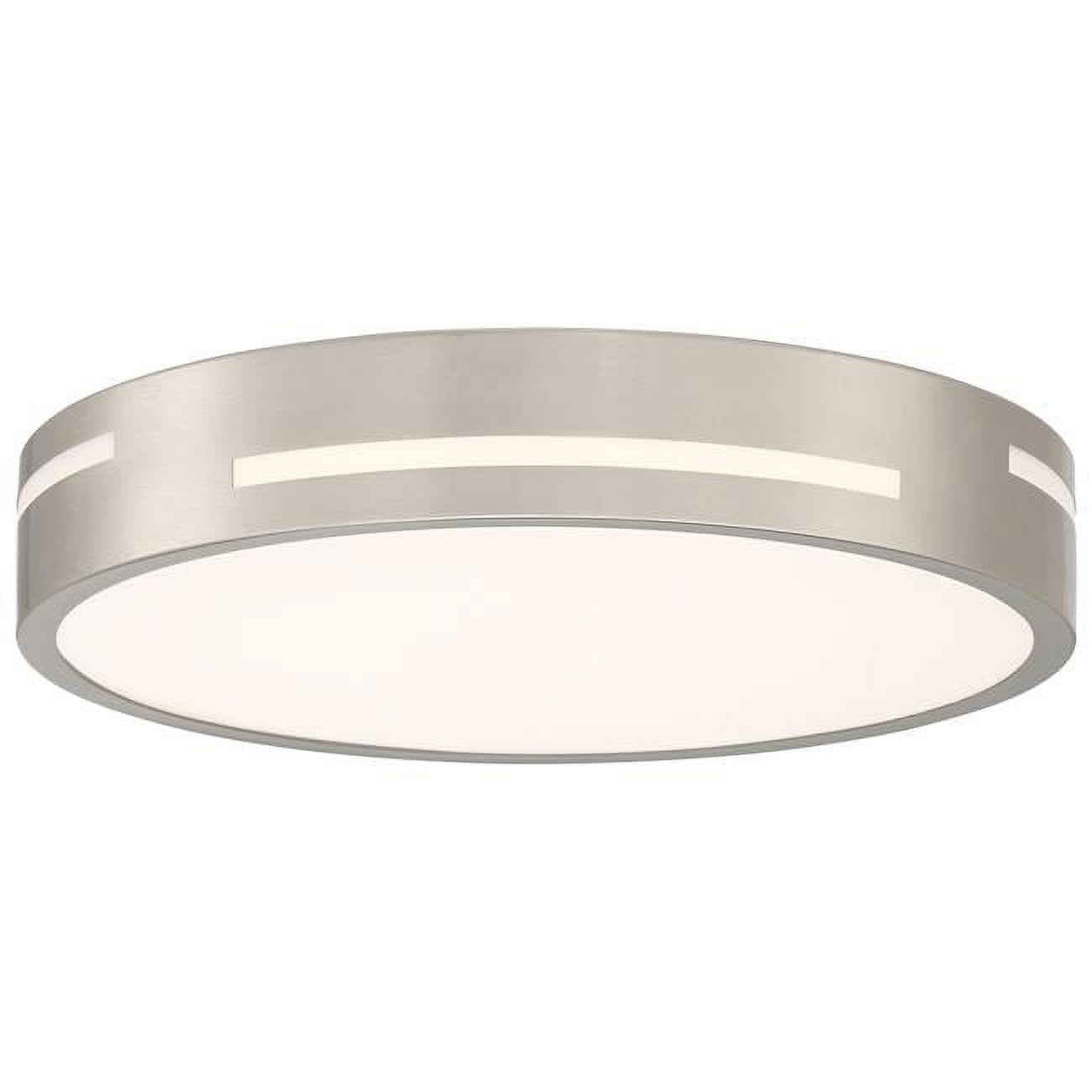 Picture of Access Lighting 49945LEDD-BS-ACR Harmony LED Flush Mount&#44; Silver & Gray