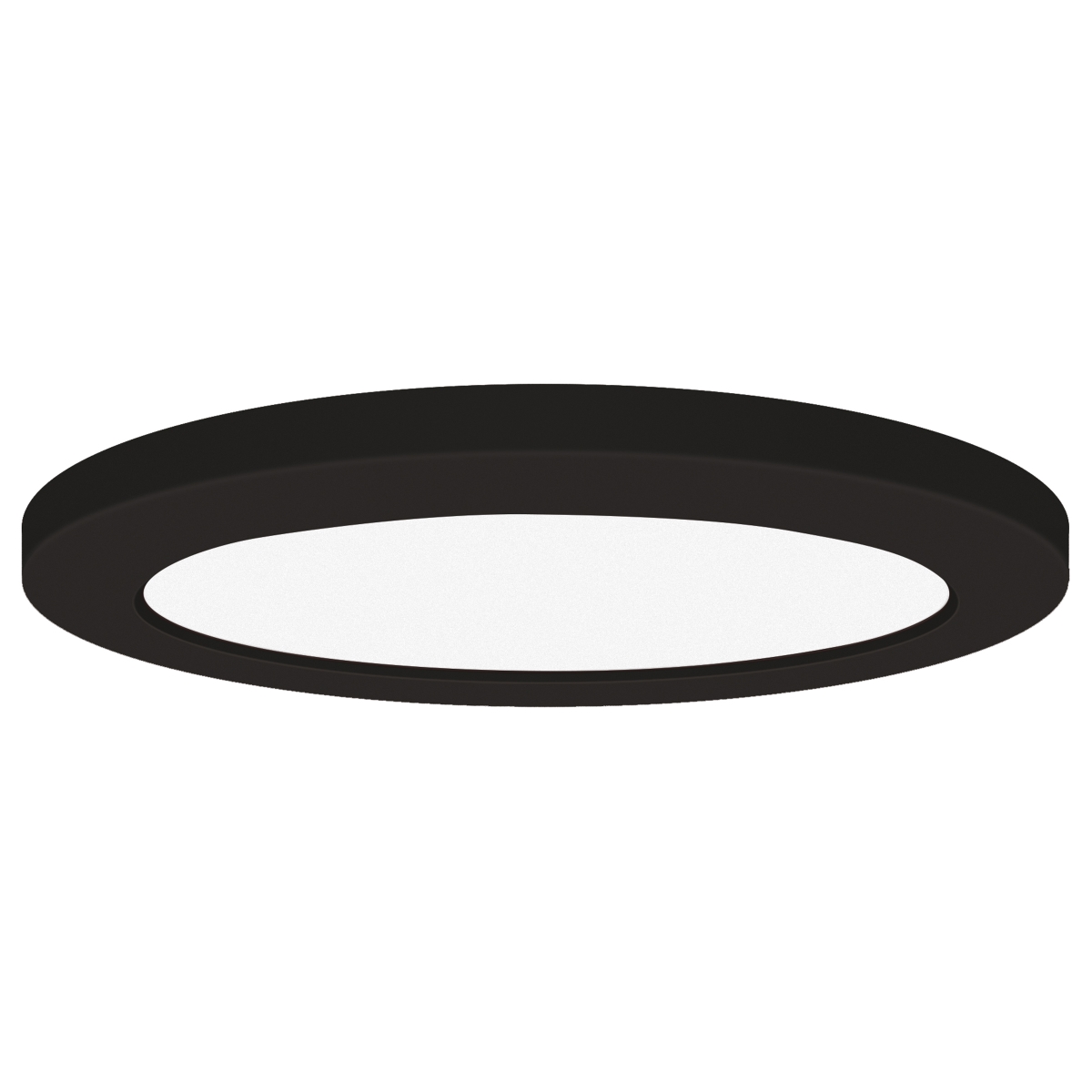 20880LEDD-BL-ACR 120V Slim LED Flush Mount, Black