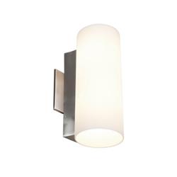 Picture of Access Lighting 50183-BS-OPL 5 in. Tabo 2 Light Brushed Steel Vanity Wall Light with Opal Glass