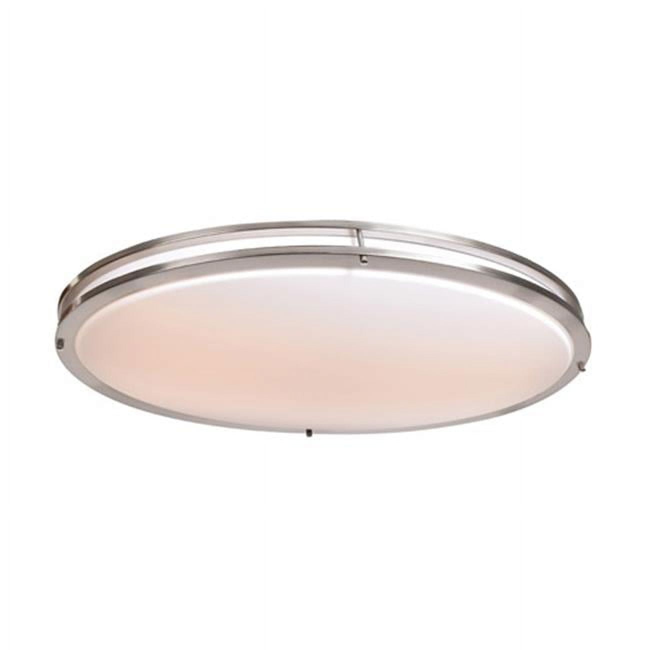 Picture of Access Lighting 20468LEDD-BS-ACR 33 in . Solero Oval LED Brushed Steel Flush Mount Ceiling Light