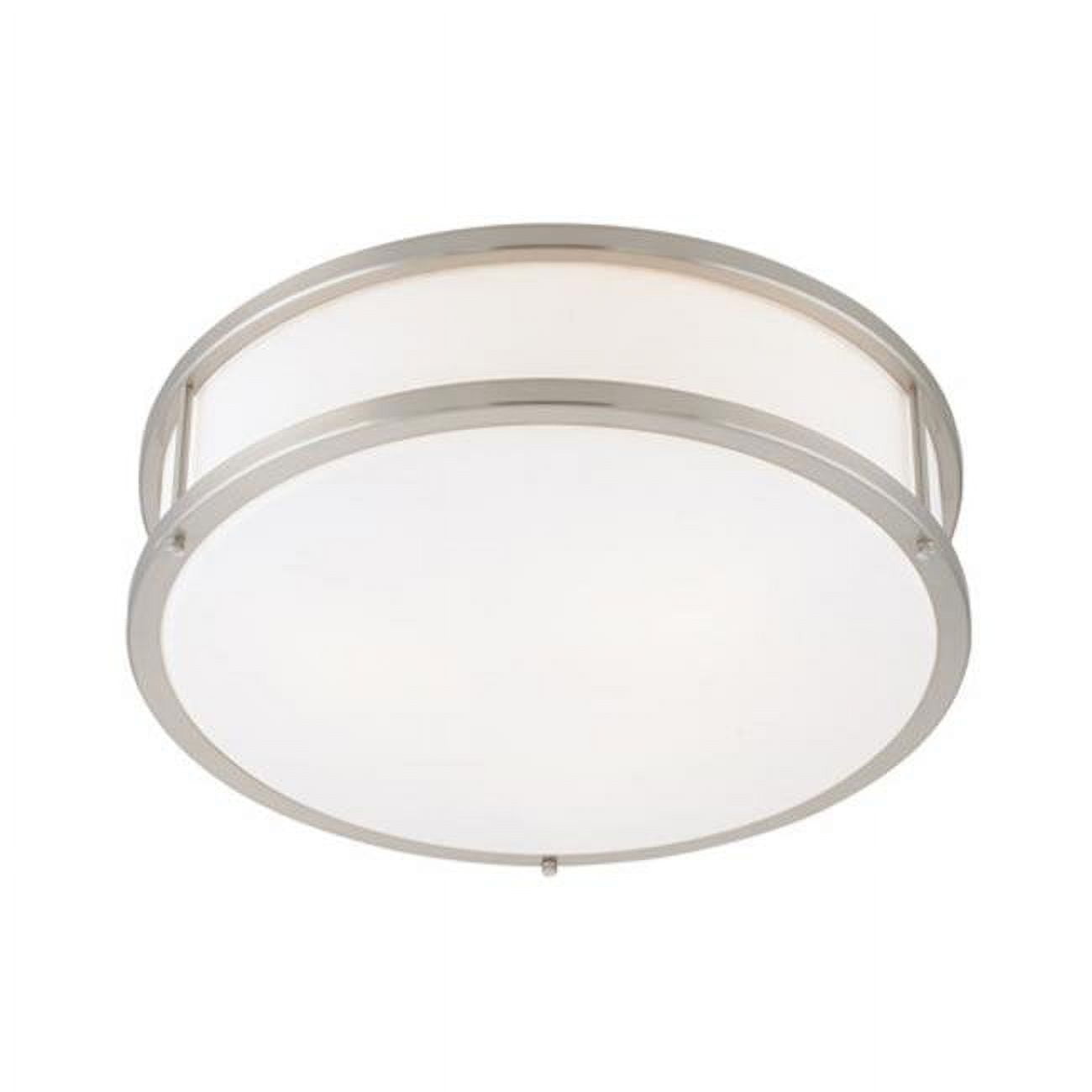 Picture of Access Lighting 50080LEDDLP-BS-OPL 16 in. Conga LED Brushed Steel Flush Mount Ceiling Light