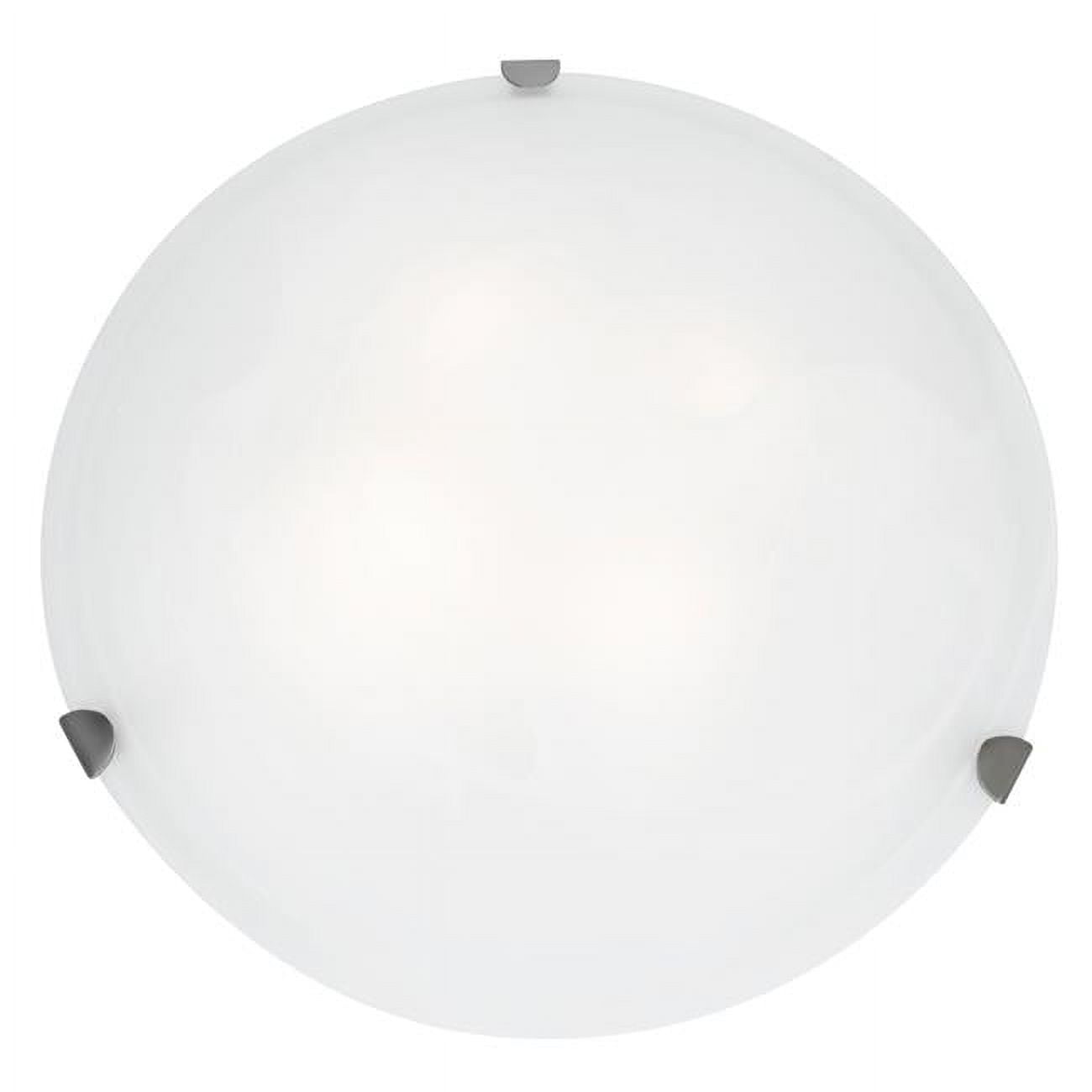 Picture of Access Lighting 50161-WH-OPL Orion 3 Light White Flush Mount Ceiling Light in Incandescent, Opal