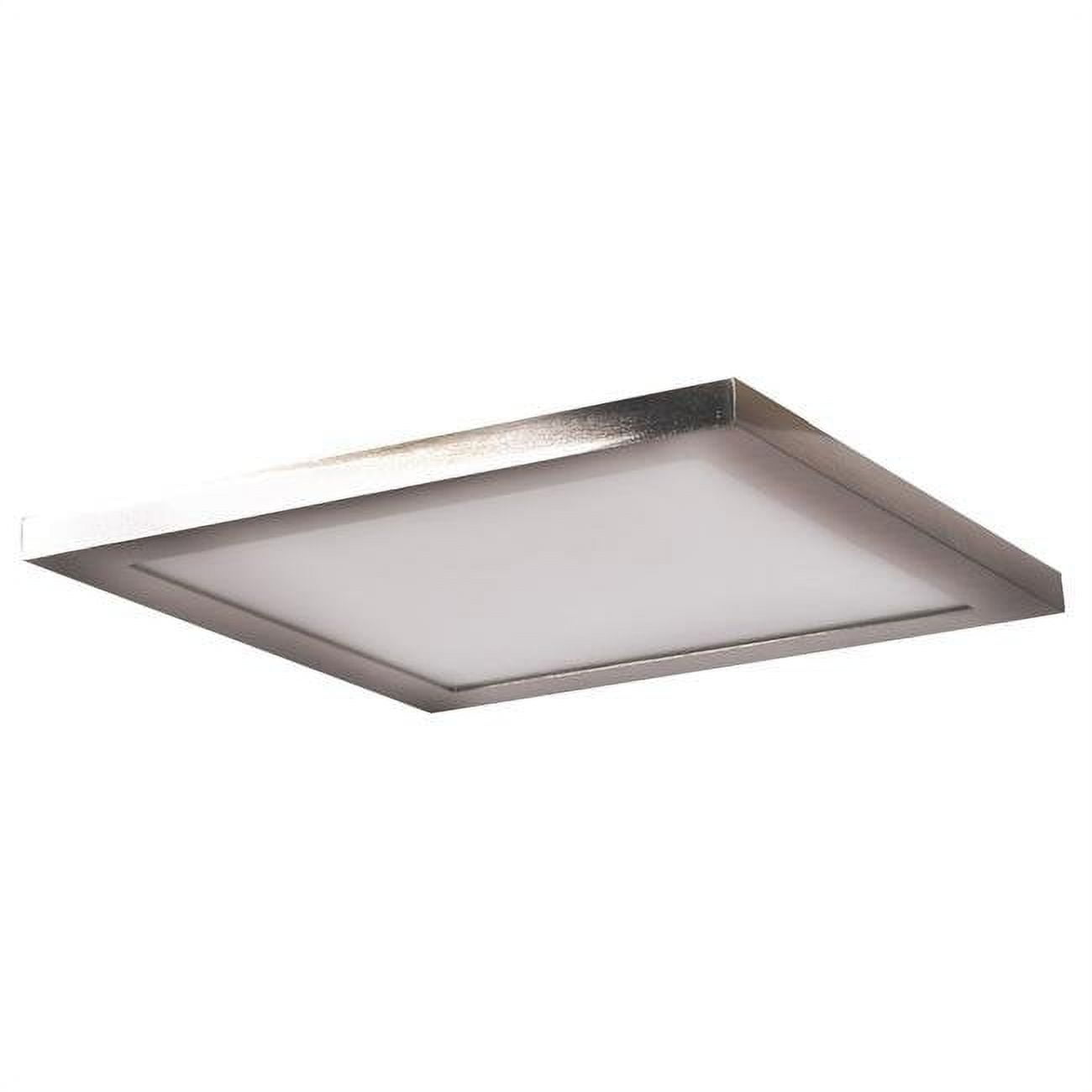 Picture of Access lighting 20815LEDD-BS-ACR 9.5 x 9.5 x 0.5 in. Boxer LED Square Flush Mount&#44; Brushed Steel & Acrylic Lens