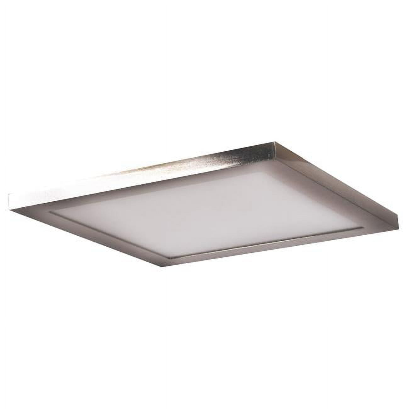 Picture of Access lighting 20814LEDD-BS-ACR 7.5 x 7.5 x 0.5 in. Boxer LED Square Flush Mount&#44; Brushed Steel & Acrylic Lens