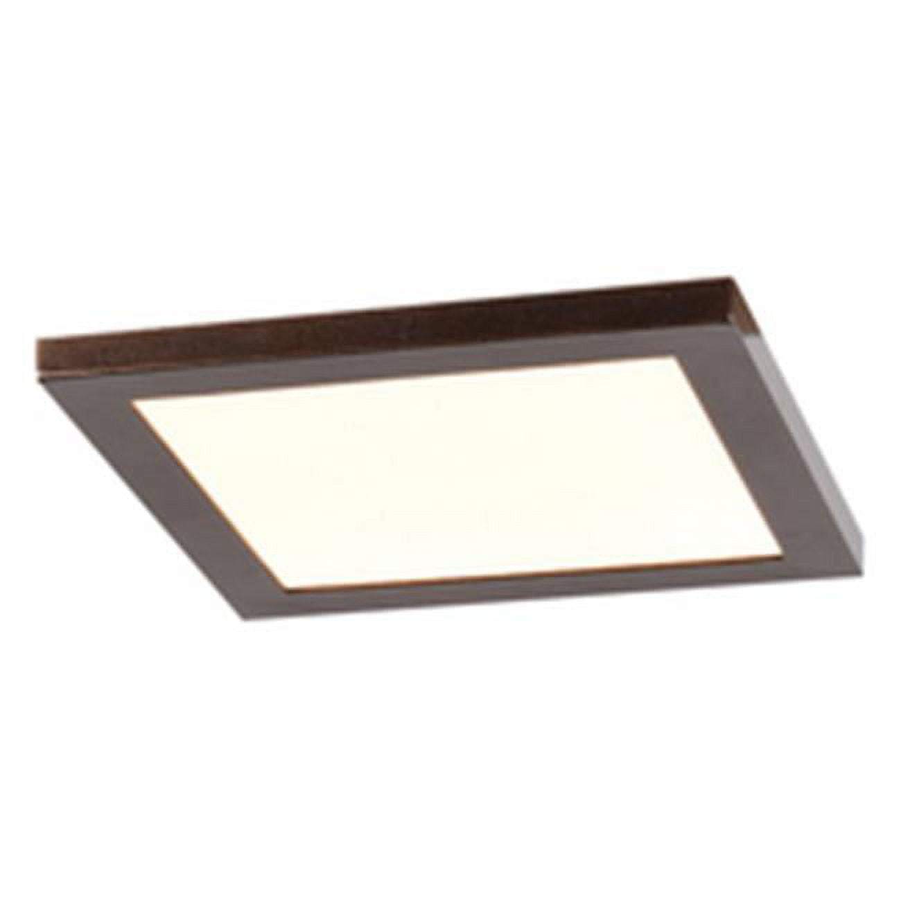 Picture of Access lighting 20815LEDD-BRZ-ACR 9.5 x 9.5 x 0.5 in. Boxer LED Square Flush Mount&#44; Bronze & Acrylic Lens