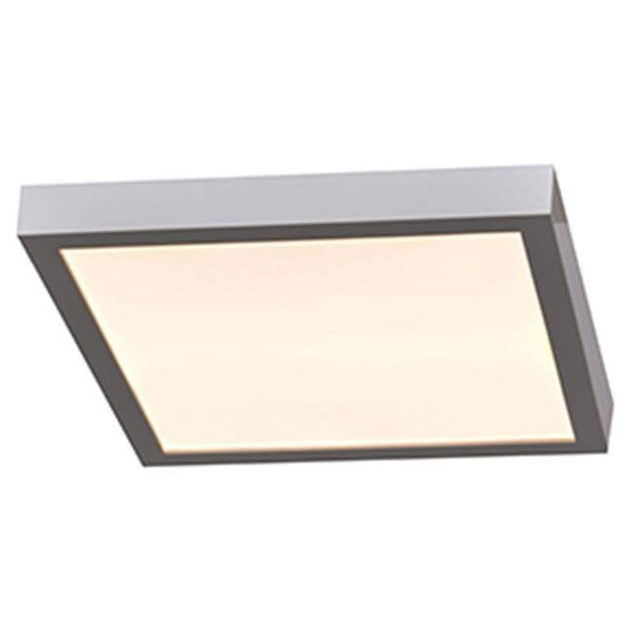 Picture of Access lighting 20076LEDD-SILV-ACR 9 x 9 x 1 in. Ulko Exterior LED Wet Location Flush Mount&#44; Silver & Acrylic Lens
