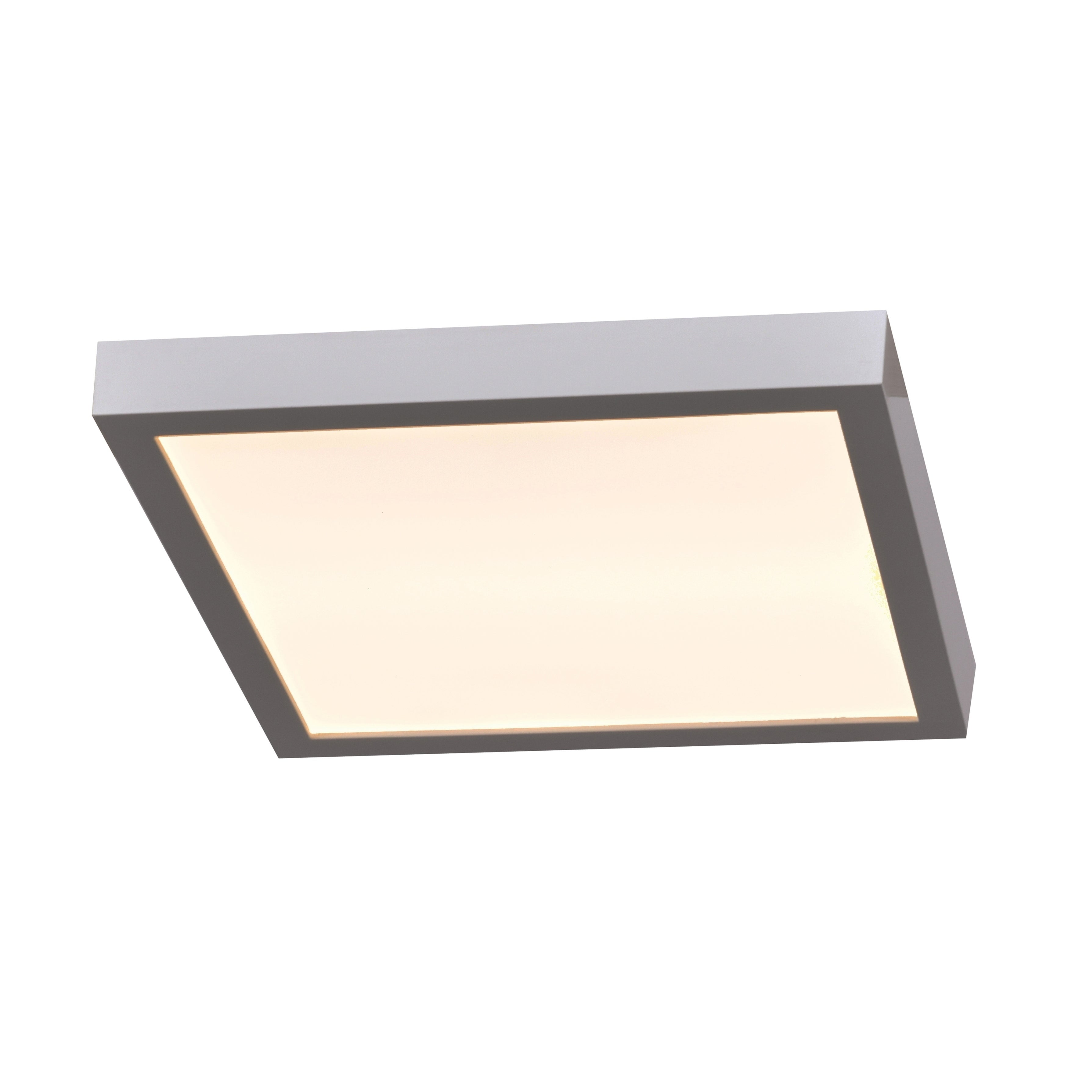 Picture of Access lighting 20075LEDD-SILV-ACR 7 x 7 x 1 in. Ulko Exterior Square LED Wet Location Flush Mount&#44; Silver & Acrylic Lens
