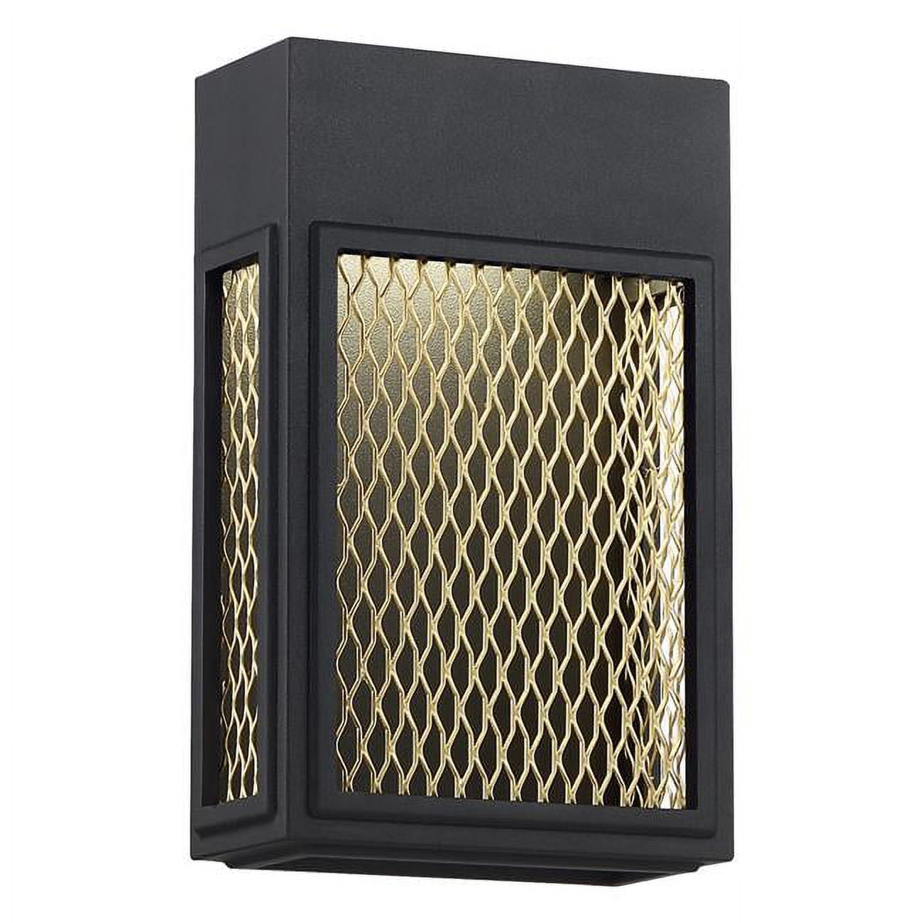 Picture of Access Lighting 20062LEDDMG-BL-GLD 7 in. Metro LED ADA Wall Sconce Light&#44; Black & Gold