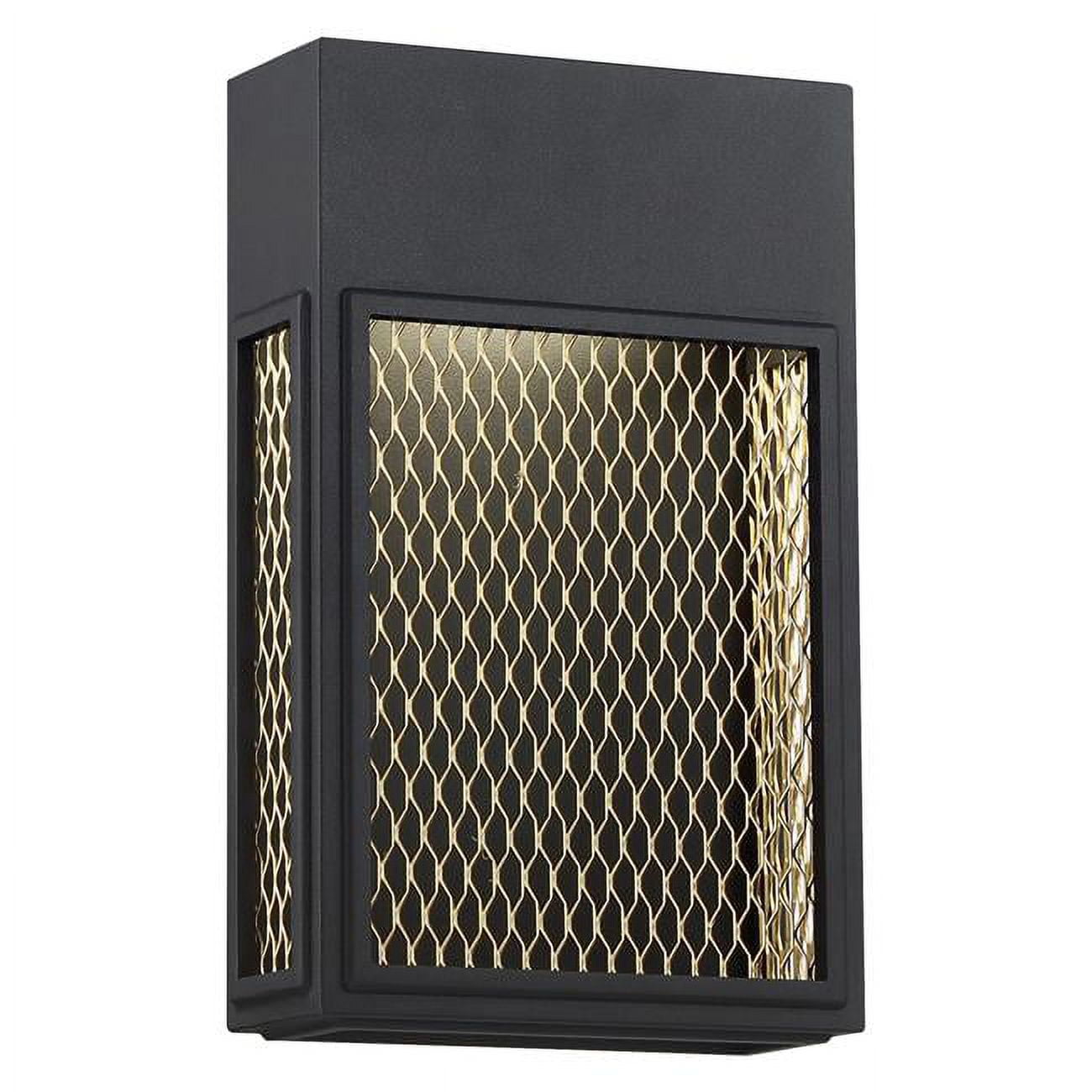 Picture of Access Lighting 20063LEDDMG-BL-GLD 8 in. Metro LED ADA Wall Sconce Light&#44; Black & Gold