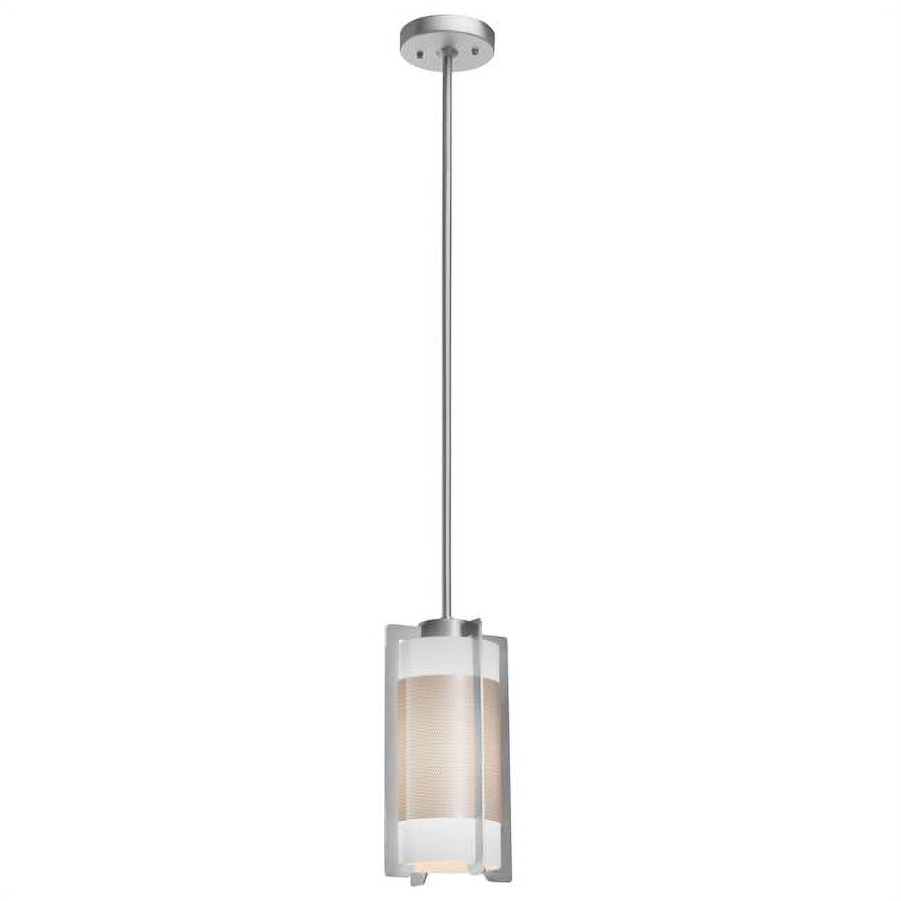 Picture of Access Lighting 20738LEDDLP-BS-OPL 6 in. Iron LED Pendant Ceiling Light&#44; Brushed Steel