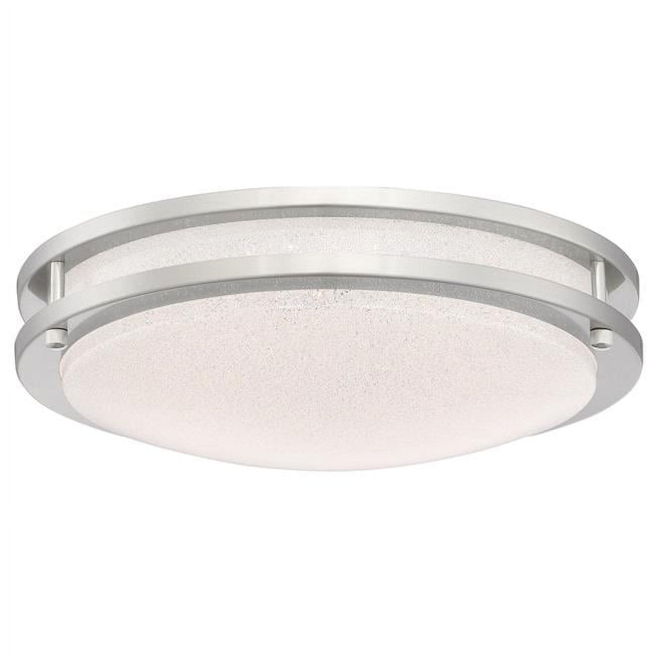 Picture of Access Lighting 20471LEDD-CH-SACR Sparc 14 in. Chrome LED Flush Mount Ceiling Light&#44; Starry Acrylic