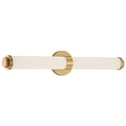Picture of Access Lighting 62531LEDD-BG-OPL Aqua 25 in. Brushed Gold LED Vanity Wall Light&#44; Opal