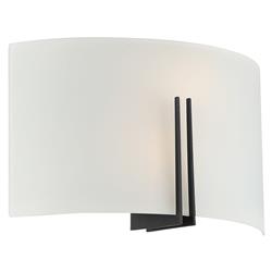 Picture of Access Lighting 20447LEDDLP-MBL-WH Prong 2 Light 12 in. Matte Black ADA Wall Sconce LED Wall Light&#44; White