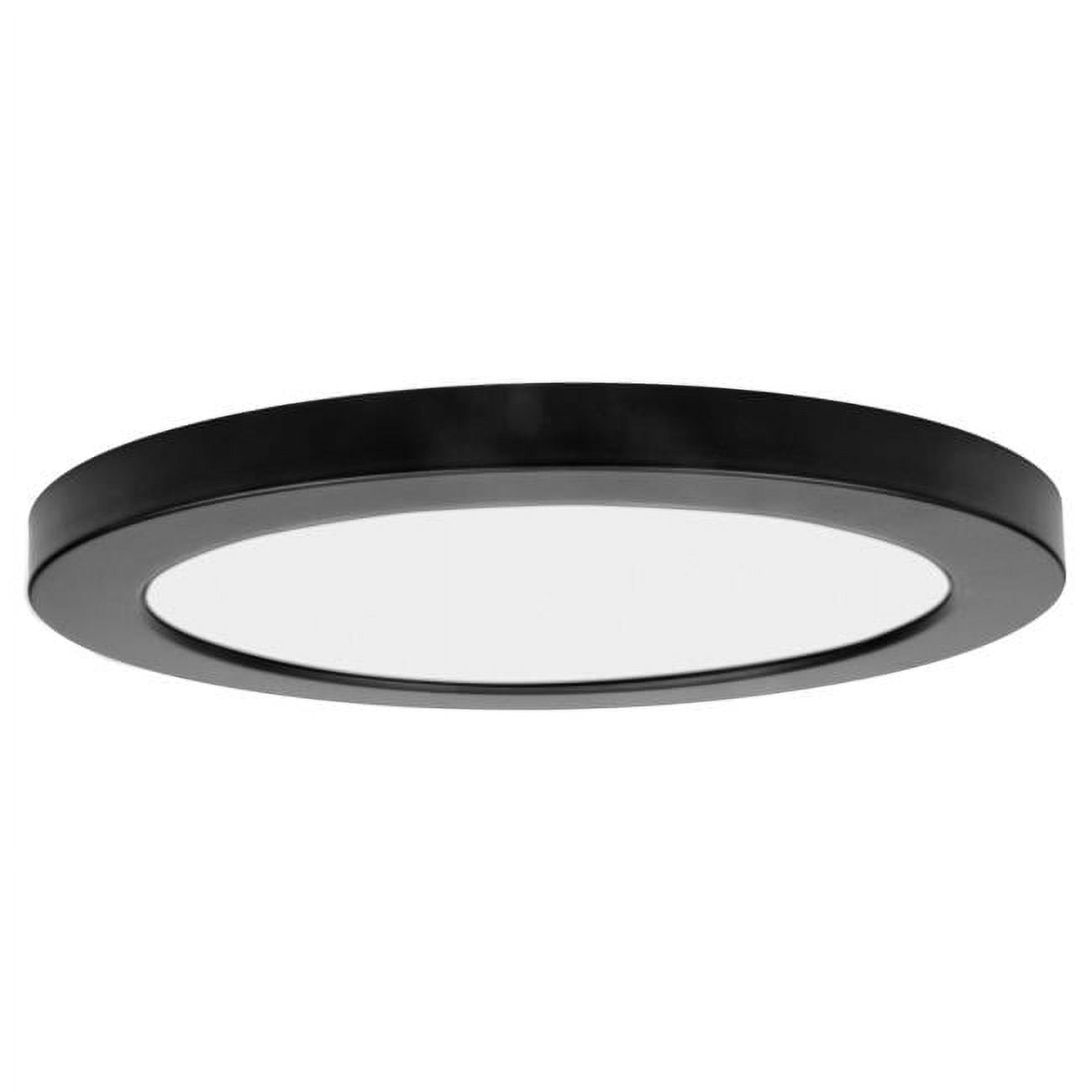Picture of Access Lighting 20836LEDD-BL-ACR ModPLUS 7 in. Brushed Steel LED Flush Mount Ceiling Light in Black&#44; Acrylic Lens