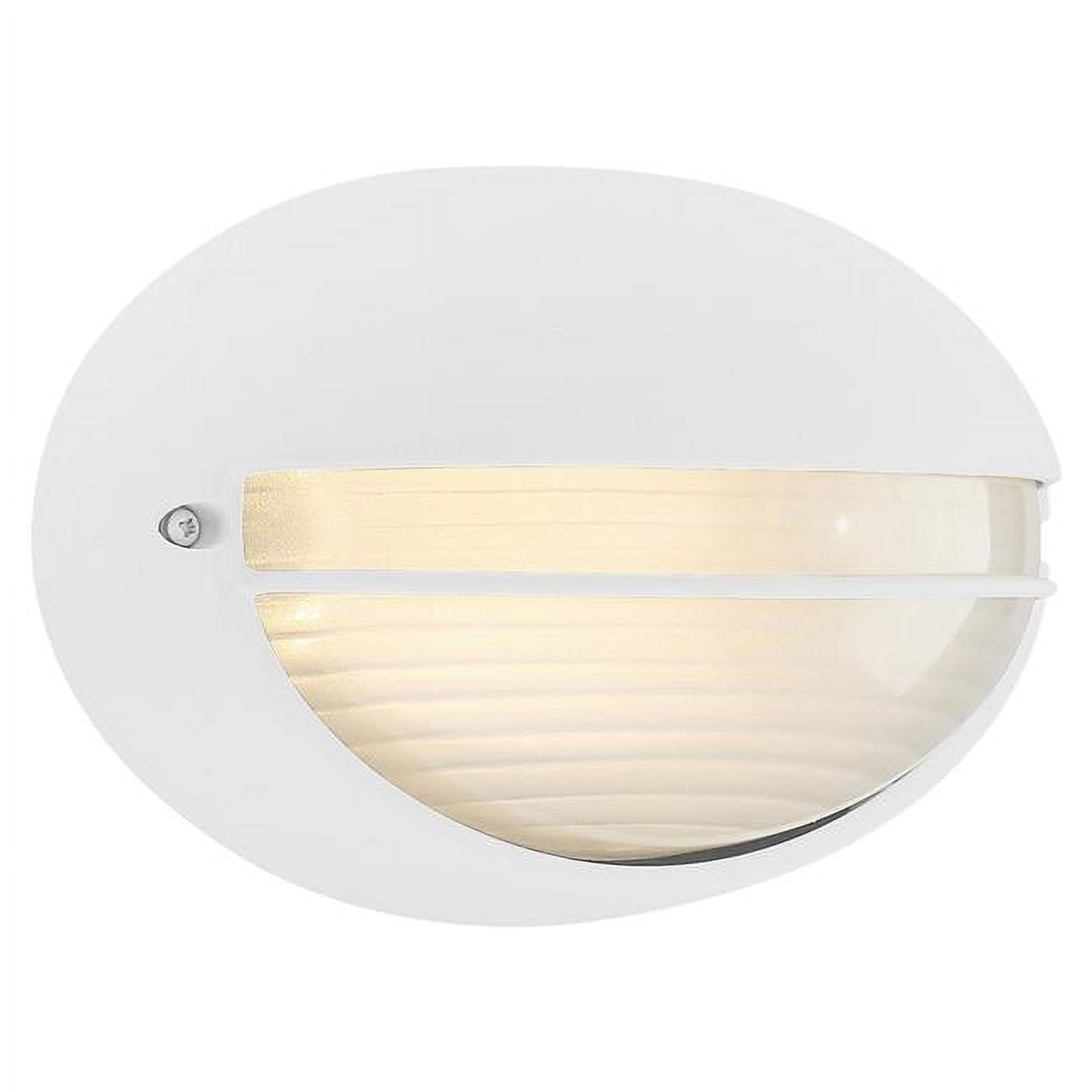 Picture of Access Lighting 20270LEDDMG-WH-OPL 800 Lumen Clifton White Outdoor Bulkhead LED Light&#44; Opal