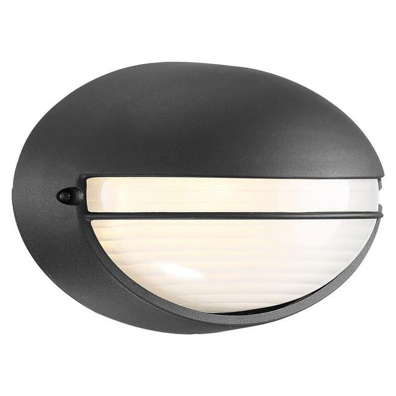 Picture of Access Lighting 20270LEDDMG-BL-OPL 800 Lumen Clifton Black Outdoor Bulkhead LED Light&#44; Opal