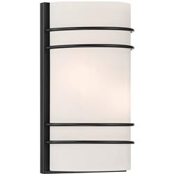 Picture of Access Lighting 20416LEDD-MBL-OPL 8 in. 1-Light Artemis LED Wall Sconce&#44; Matte Black