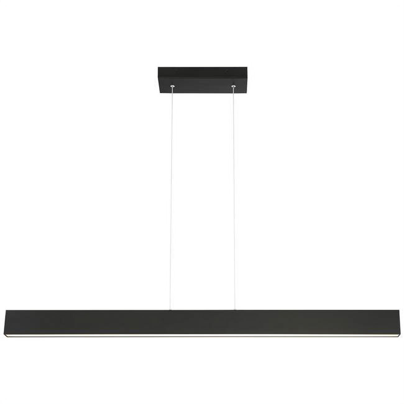 24900LEDD-MBL-ACR 42W Fm Dual Voltage LED Linear Pendant, Matte Black