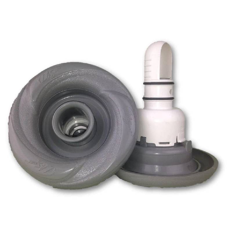 PL-40018 Swoosh Logo Adjustable Whirlpool Jet Insert, Gray