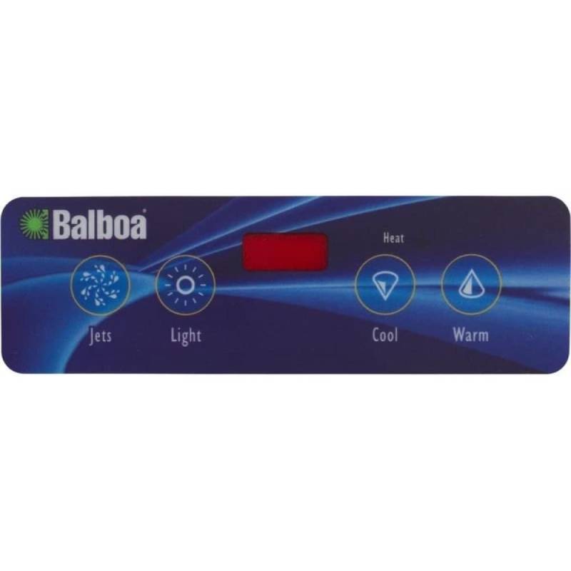 Balboa Water Group 11884 4 Button LED Lite Duplex Digital Overlay