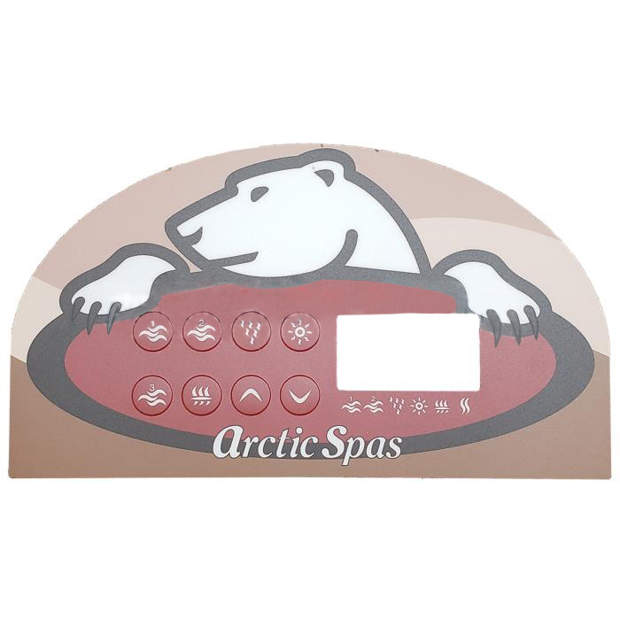 112308 Topside 3 Pump Overlay Control Pad for TSC-14
