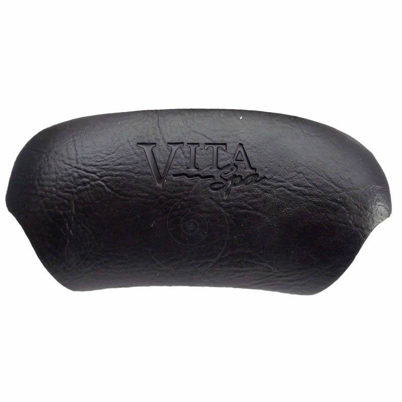 30532004 Curved Head Rest Pillow with Logo & Cup, Black