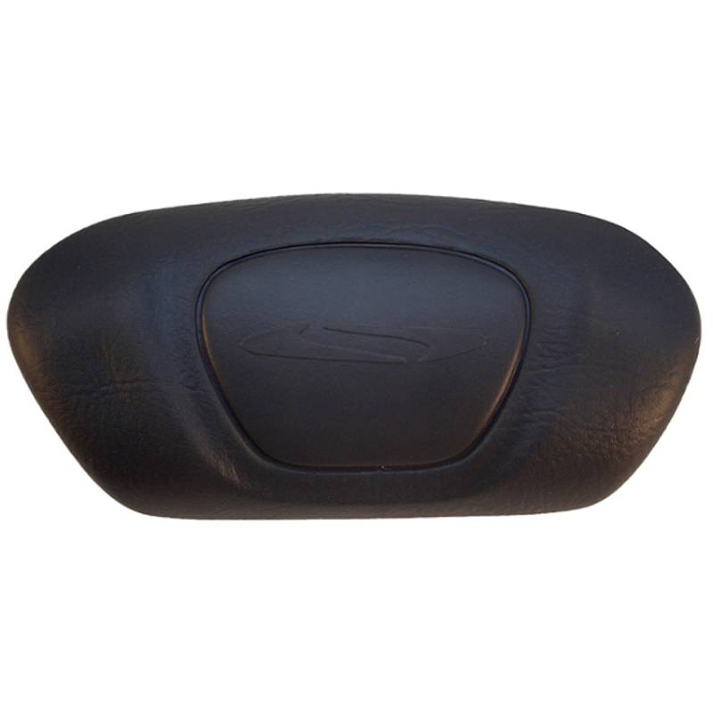 30532071 No.07 Pillow with Swirl & Pin, Graphite Gray