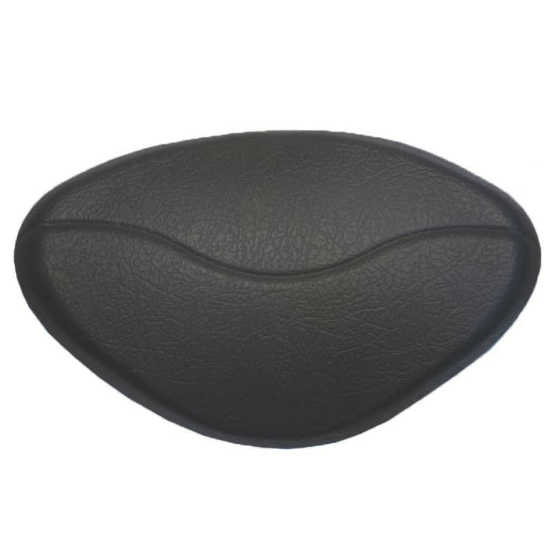 X540762 2 Pin Oval Warped Pillow, Charcoal Gray