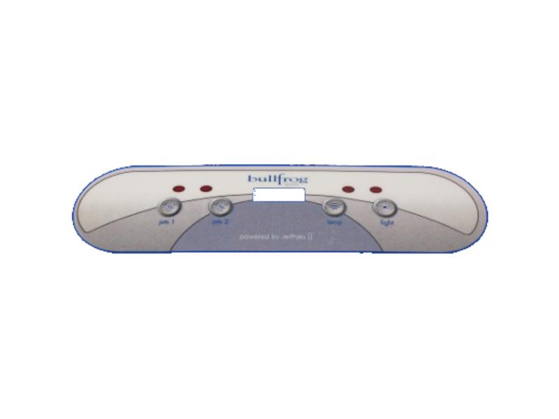 65-1134 Control Overlay Pad with 4 Buttons