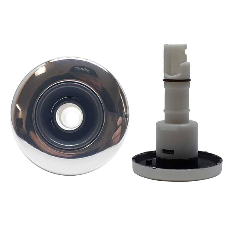 29523-012-100 2 in. Stainless Steel Square Directional Jet Insert, Black
