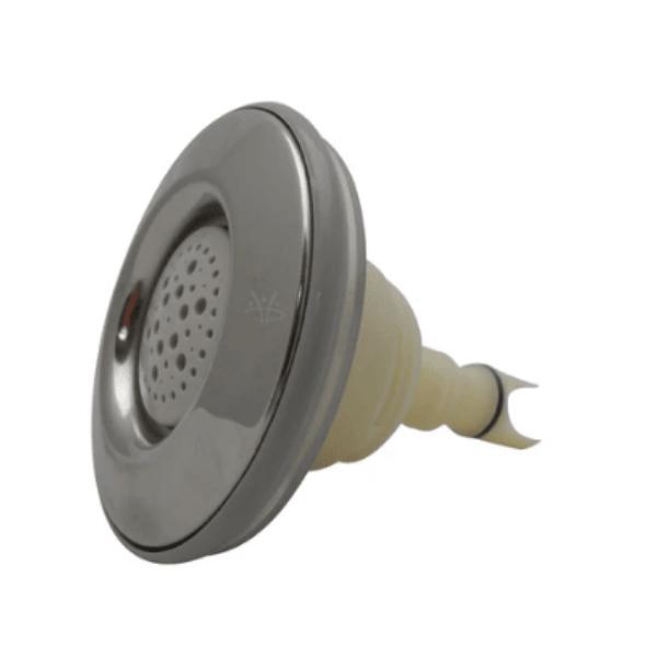 212-8347S 3 in. Mini Storm Galaxy Massage Stainless Jet Insert, Smooth Gray