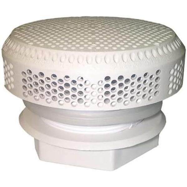 640-3780V 5 x 2 in. Slip Super Hi-Flo Suction Assembly Kit, White