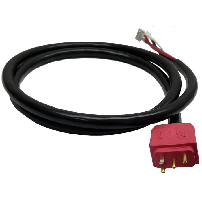 JJP2male 48 in. 2 Speed Pump Cord, Red