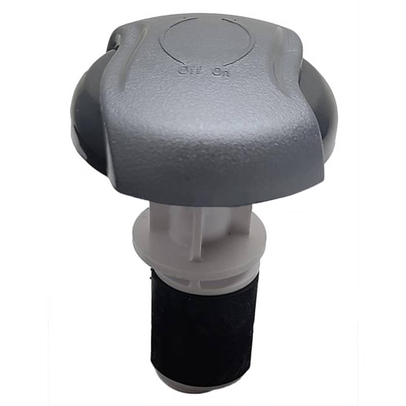 108-157 On-Off Valve Insert with Cap, Charcoal