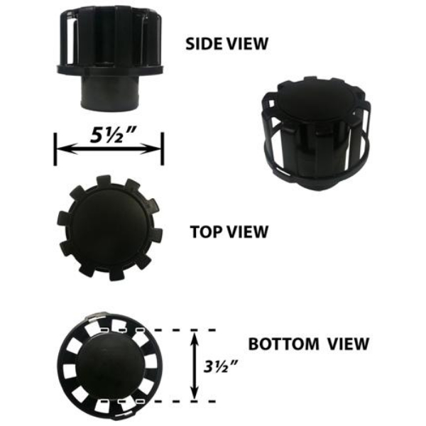 FIL11700013 Upper Sub Filter Weir Assembly & Cap
