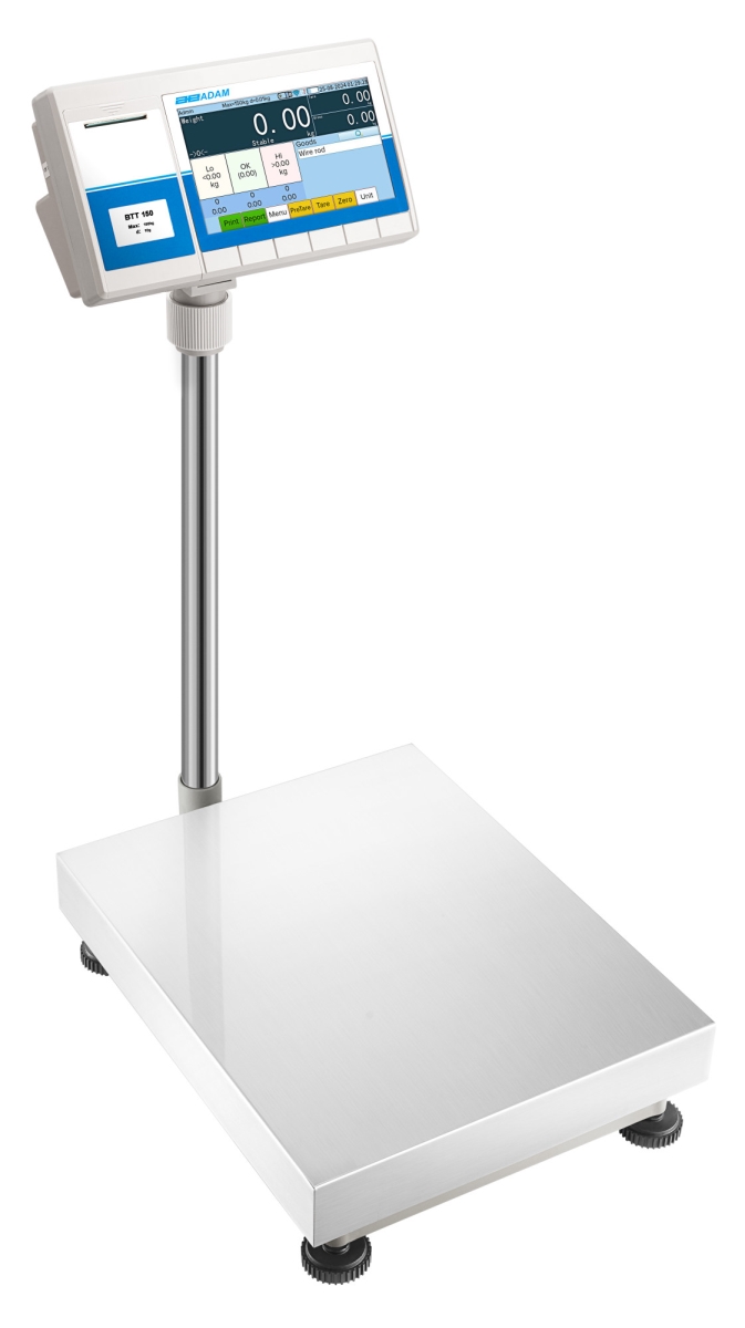 Picture of Adam Equipment 1110017316 Touch-Screen Label Printing Bench Scale - 32 kg x 1 g