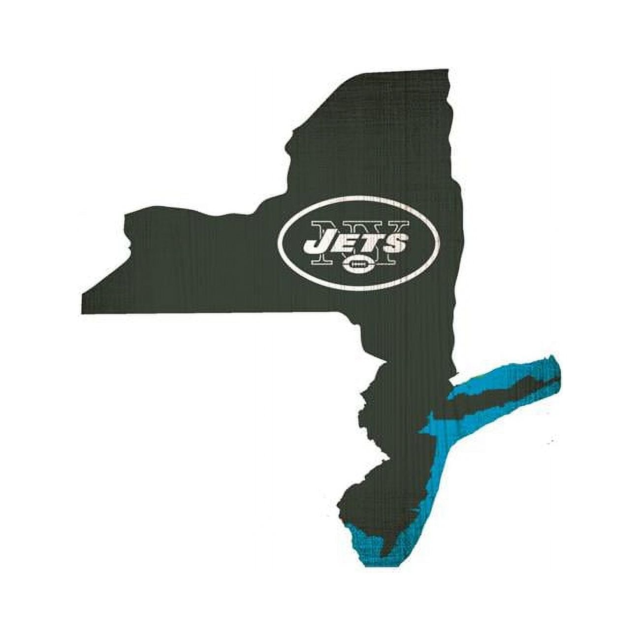 New York Giants Home State wth Heart Sign