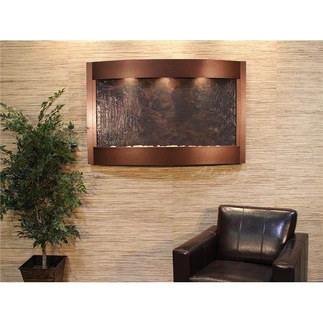 Calming Waters Copper Vein Multicolor Featherstone Wall Fountain