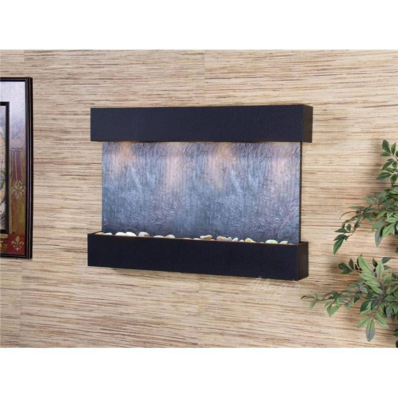 Reflection Creek Textured Black Black Featherstone Wall Fountain