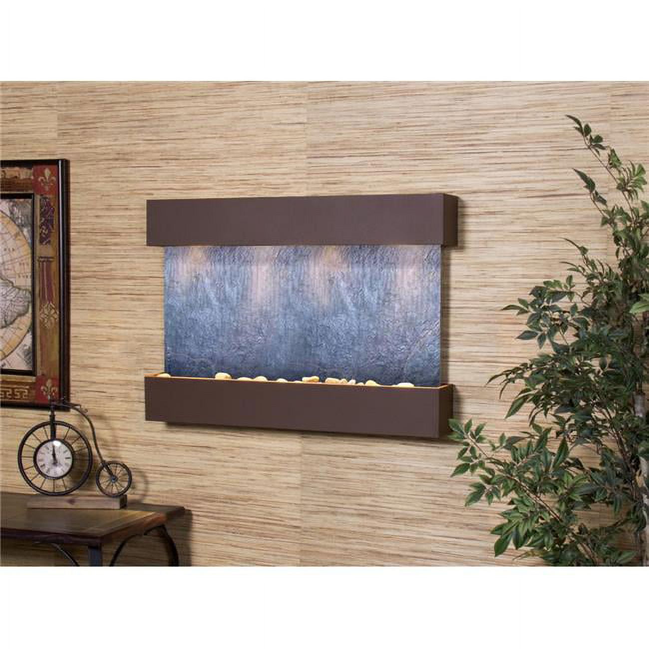 Reflection Creek Woodland Brown Black Featherstone Wall Fountain