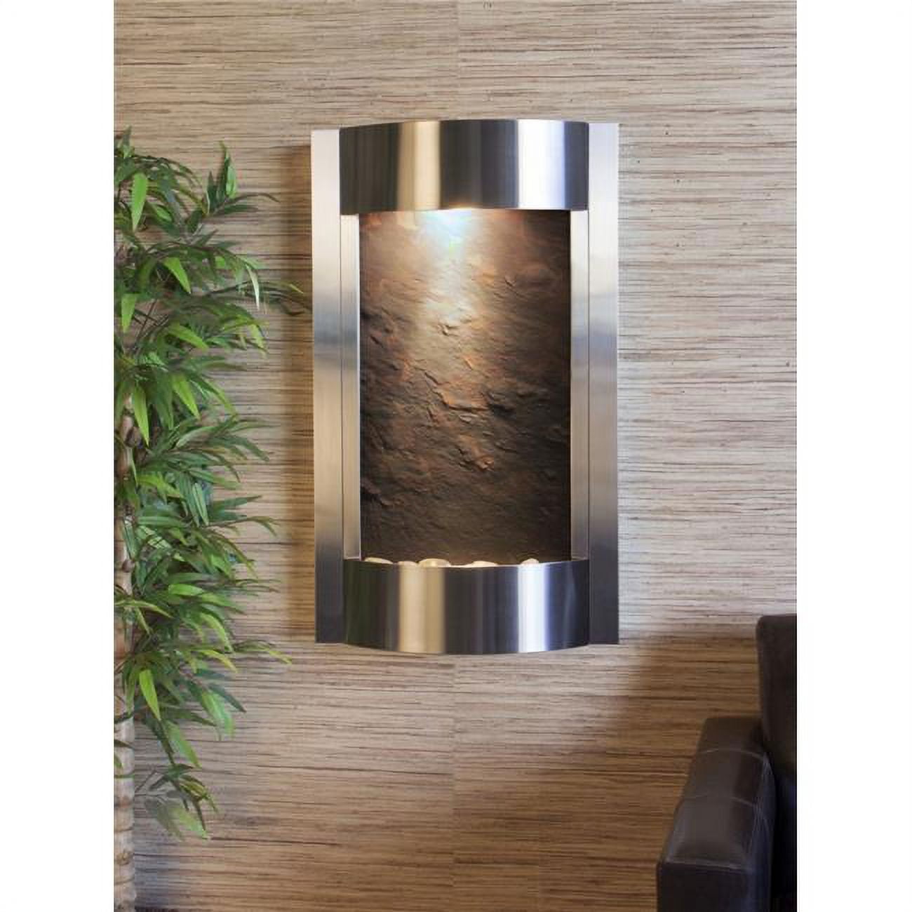 Serene Waters Wall Fountain - Multi-Color-Featherstone - 35 lbs